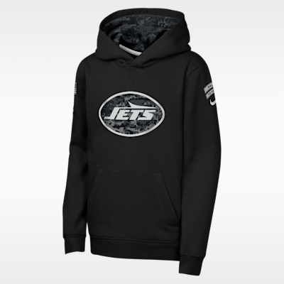 New York Jets Salute to Service Sideline Club Big Kids' Nike NFL